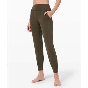 Women Lululemon Align Jogger 28" Dark Olive size 4